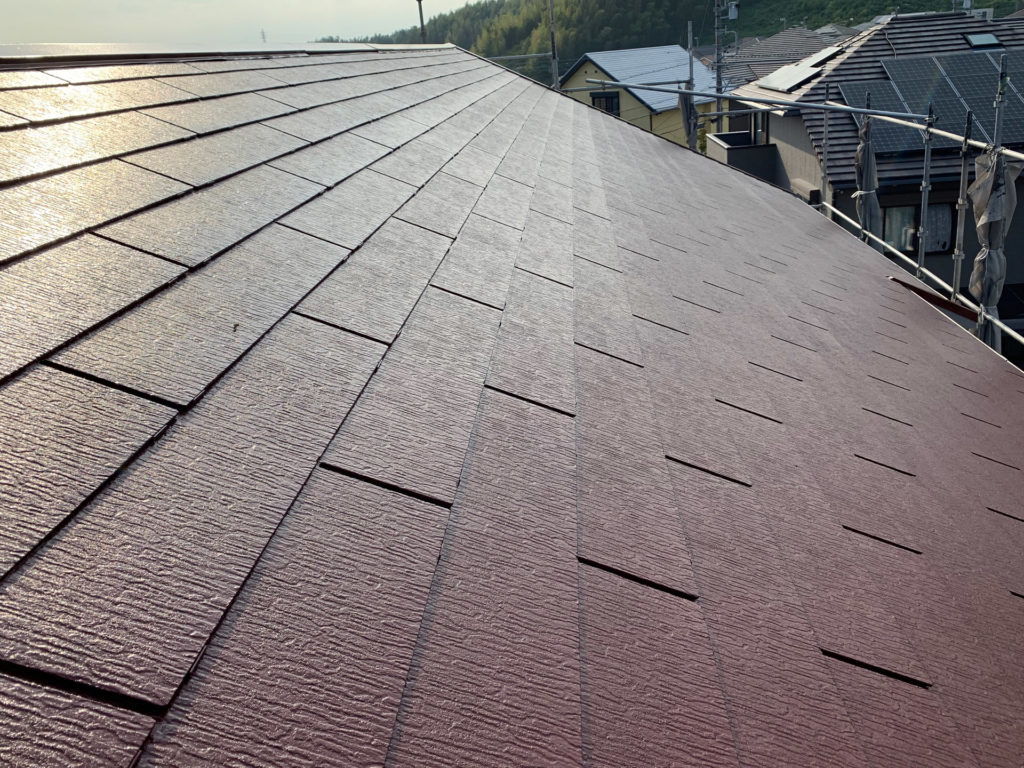 屋根塗装後