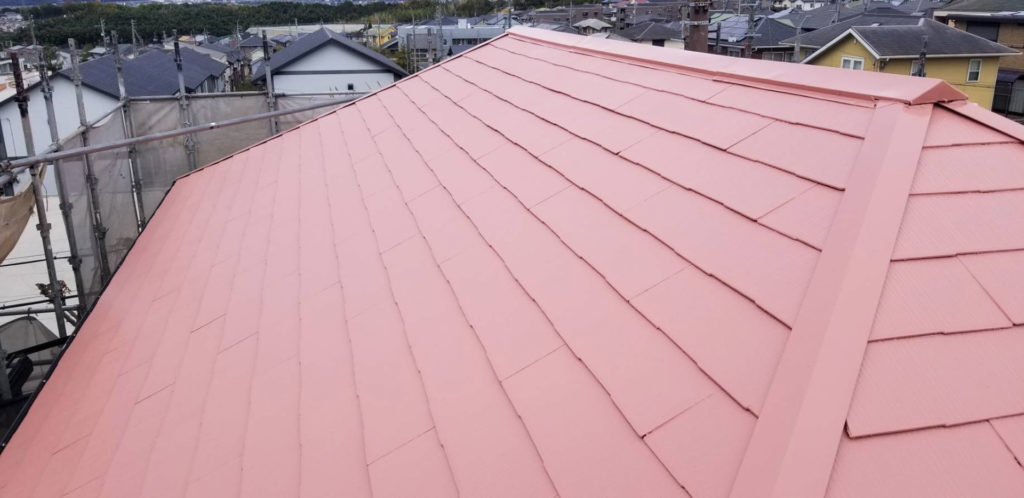 屋根塗装後
