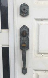 ドアノブ塗装前