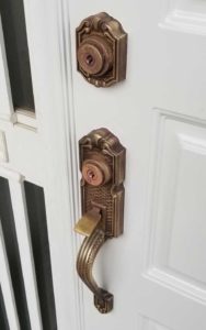 ドアノブ塗装後