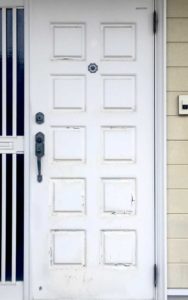 鉄製ドア塗装前