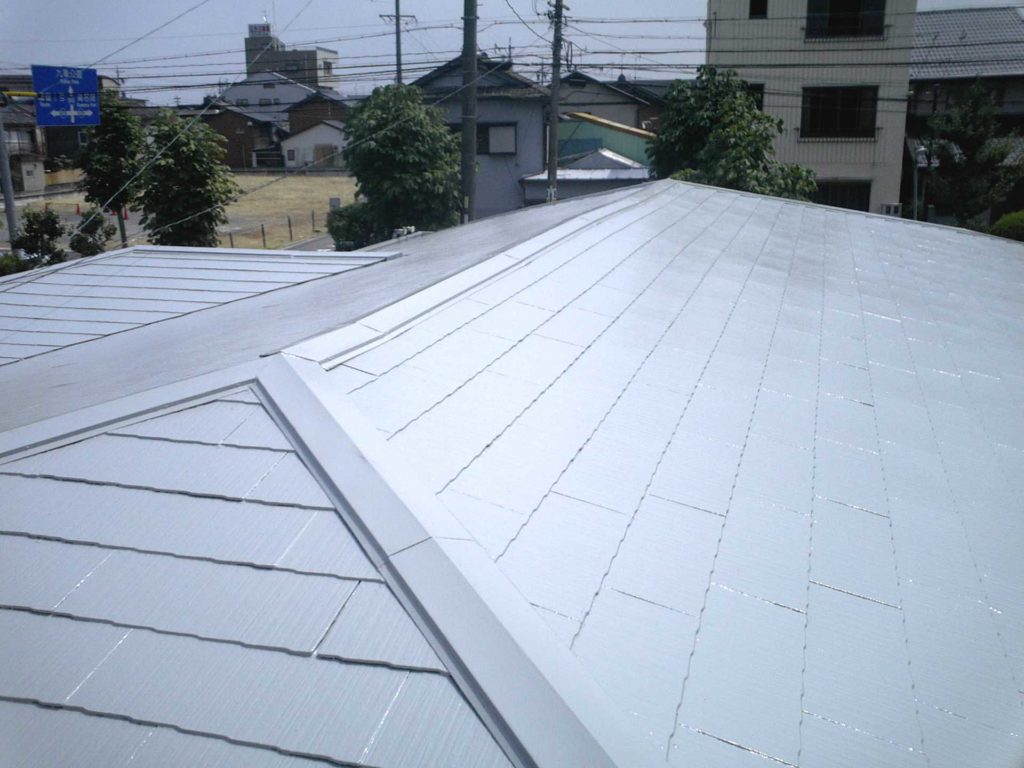 屋根塗装後