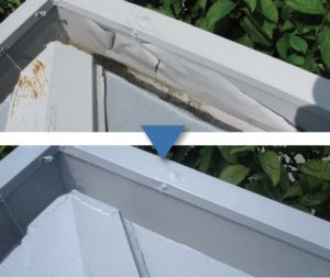 屋根塗装ビフォアアフター