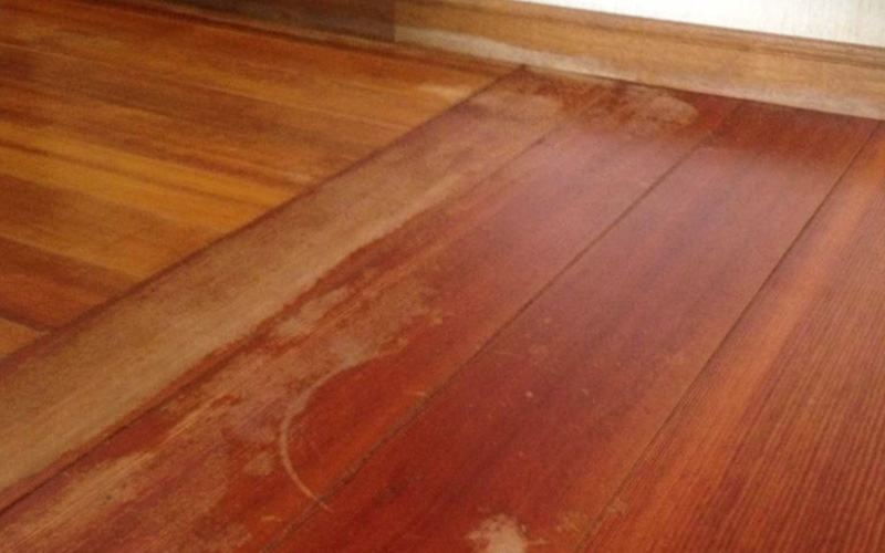 床材修繕塗装前