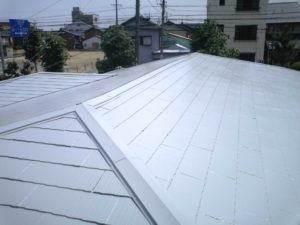 屋根塗装後