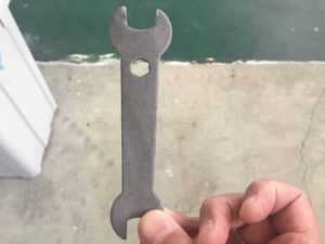 ブラスト処理後